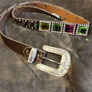 Rhinestone belt